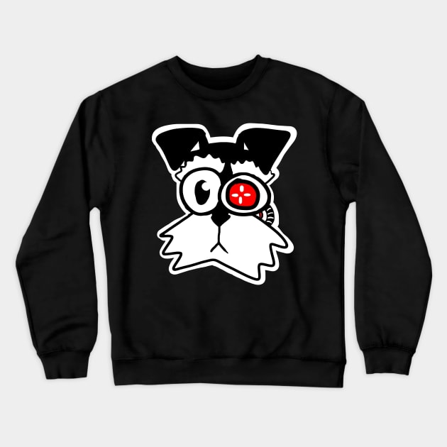 Danger Dog Robo Pup Crewneck Sweatshirt by Danger Dog Design